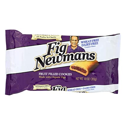 Newmans Own Organic Wheat Free Fig Cookie Bar, 10 oz
 | Pack of 6 - PlantX US