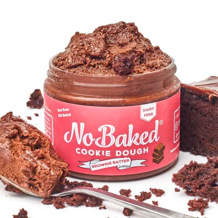 Nobaked Cookie Dough - Edible Brownie Batter, 16oz  Pack of 6