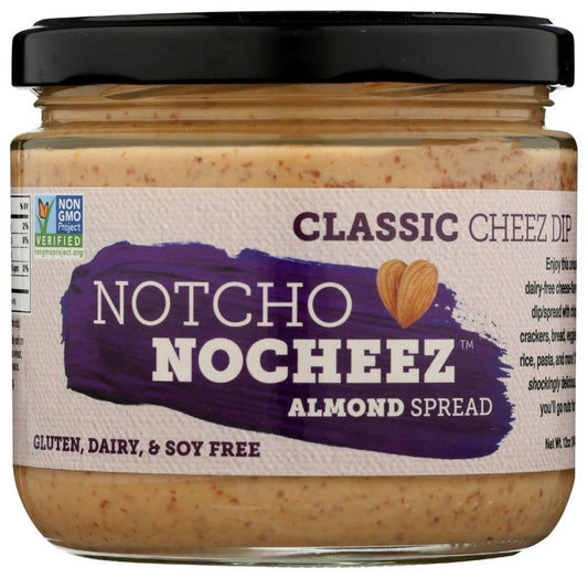 Notcho Nocheez Almond Spread Classic 12 Oz
 | Pack of 6 - PlantX US