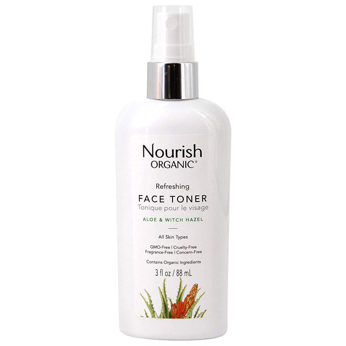 Nourish Organic - Refreshing Face Toner, 3 fl oz