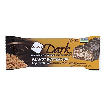 NuGo Nutrition Bar - Dark - Peanut Butter Cup - 1.76 oz
 | Pack of 12 - PlantX US