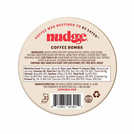 Nudge - Coffee Bomb Caramel Macc 1.94 Oz - Pack Of 6