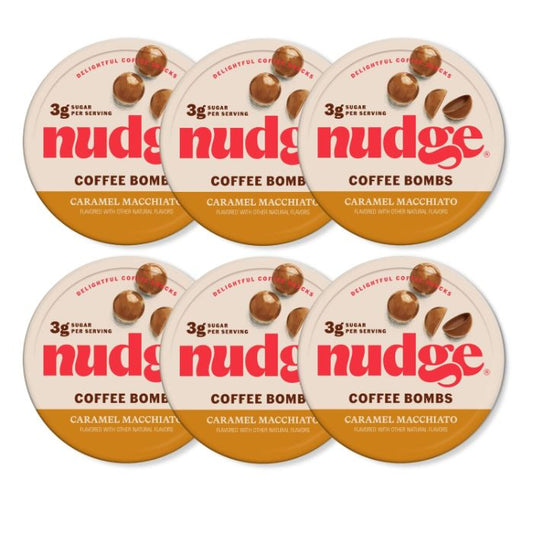 Nudge - Coffee Bomb Caramel Macc 1.94 Oz - Pack Of 6