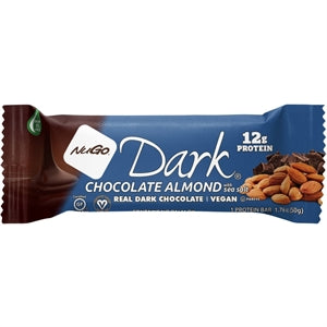 Nugo Dark Almond With Sea Salt, 1.76 OZ.
 | Pack of 12 - PlantX US