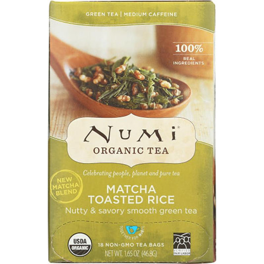 numi teas organic matcha toasted rice