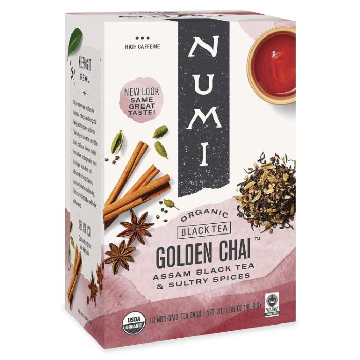 Numi Teas - Tea Golden Chai 18 Bg - Pack Of 6