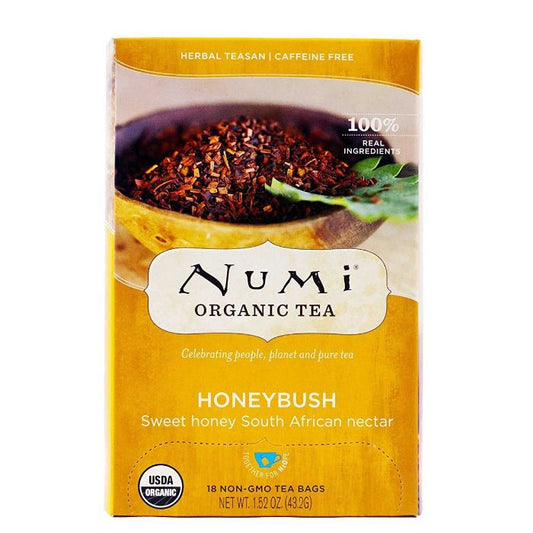 Numi Teas Tea Herb Bushmans Honeybush 18 Bg - Pack Of 6