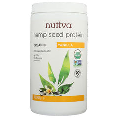 nutiva vanilla hemp seed peotein