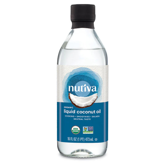 Nutiva - Liquid Coconut Oil 16 FO - Pack of 6