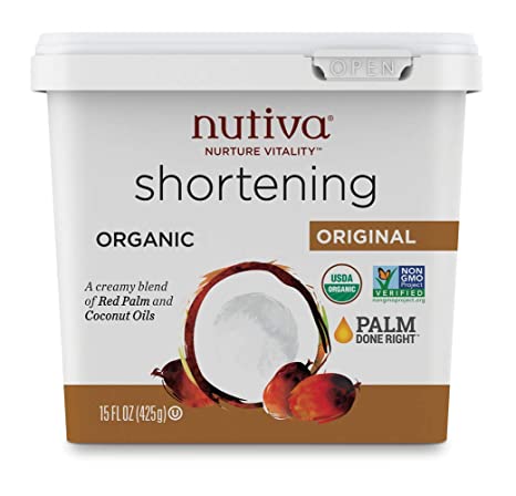 Nutiva - Organic Shortening Original, 15oz | Pack of 6 - PlantX US