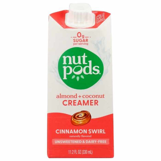 Nutpods - Cinnamon Swirl Creamer Unsweetened, 11.2oz - front