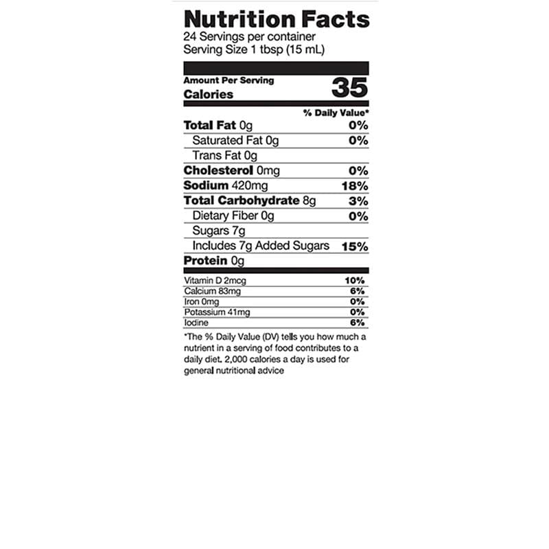 811670030033 - oceans broth teriyaki sauce nutrition