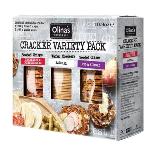 Olinas Bakehouse - Cracker Variety Pack, 10.9 Oz | Pack Of 7