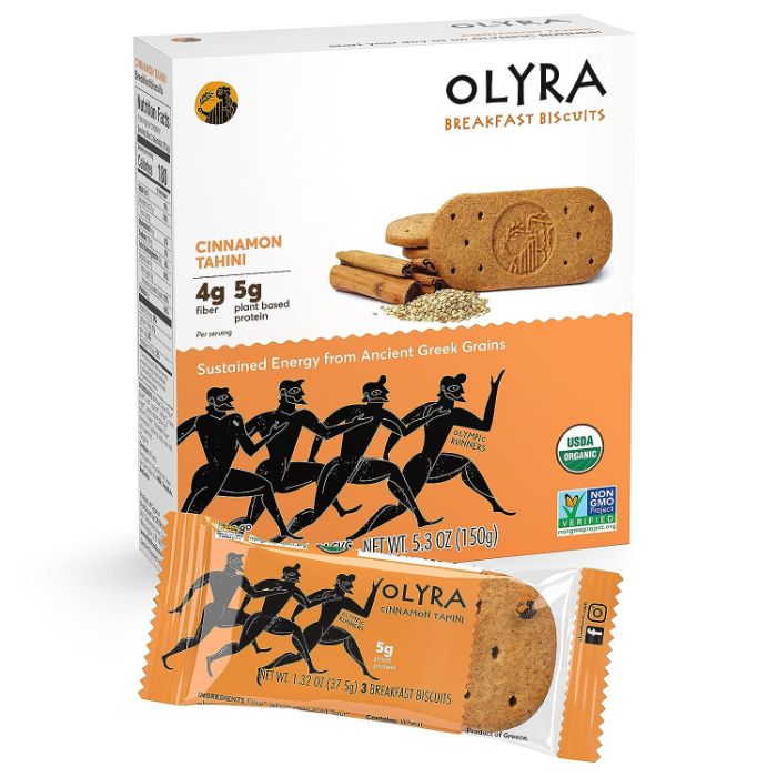 OLYRA - Cinnamon Tahini Breakfast Biscuit 5.3OZ ( Pack of 6)