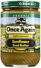 Once Again Sunflower Seed Butter Lightly Sweetened, 16 Oz
 | Pack of 6 - PlantX US