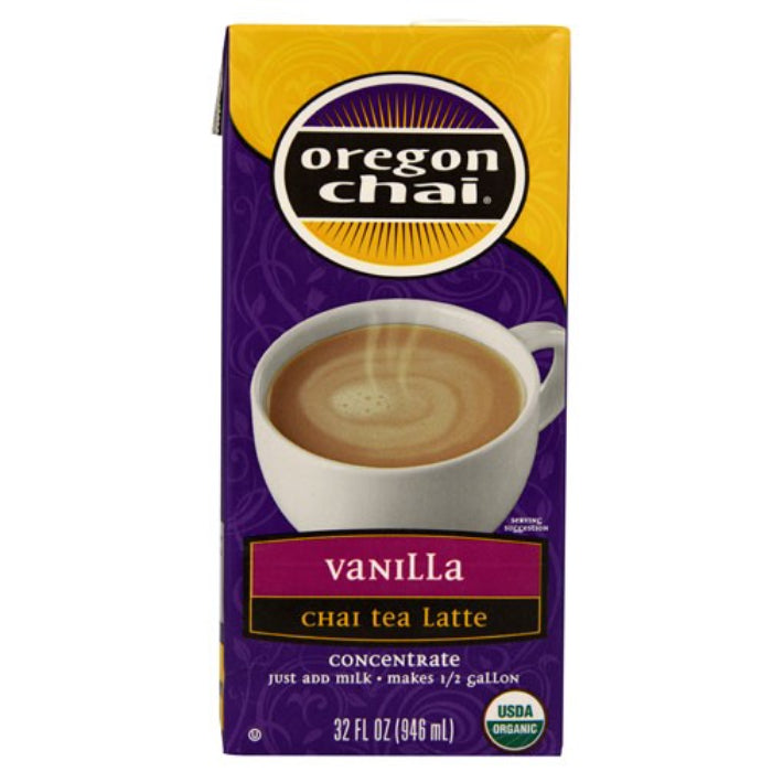 OREGON CHAI TEA CHAI VANILLA 32 FO - Pack of 6