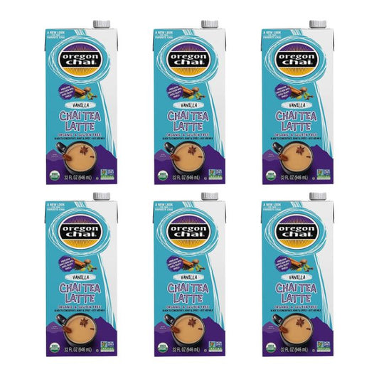 Oregon Chai Tea Chai Vanilla 32 Fo - Pack Of 6