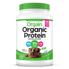 Orgain - Organic Protein Powder, Creamy Chocolate Fudge, 2.03 lbs