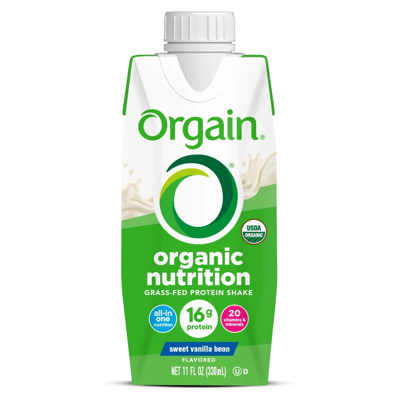 Orgain - Protein Shakes - Vanilla Bean, 11 Fl oz. | Pack of 12