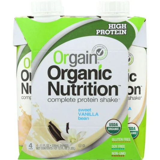 Orgain Protein Rtd Mcha 4pk Org 44 Fo - Pack Of 3