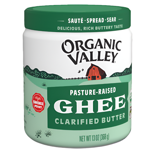 Organic Valley - Ghee Clarified Butter, 13 Oz Pack of 12