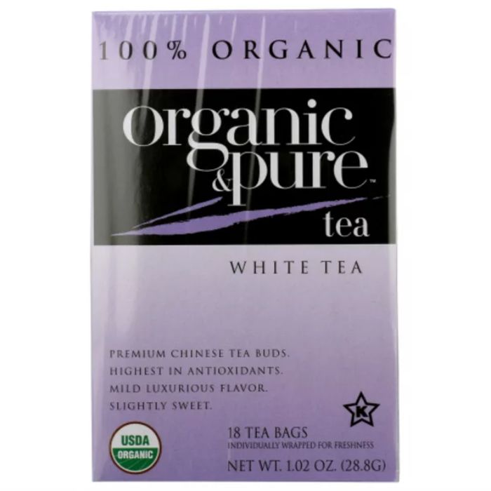 Organic & Pure Tea White 18 Bg - Pack Of 6