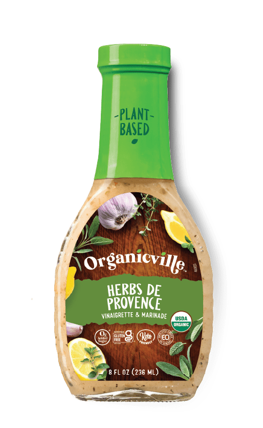 Organicville: Herbs De Provence Vinaigrette And Marinade, 8 Oz
 | Pack of 6 - PlantX US