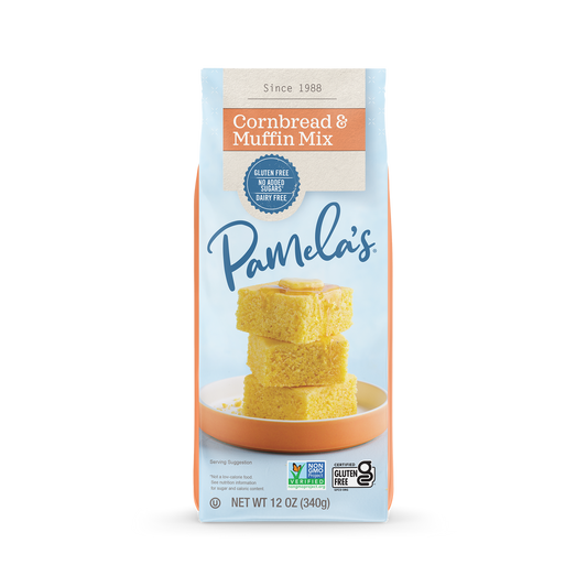 PAMELAS MIX CORN BREAD & MUFFIN 12 OZ 