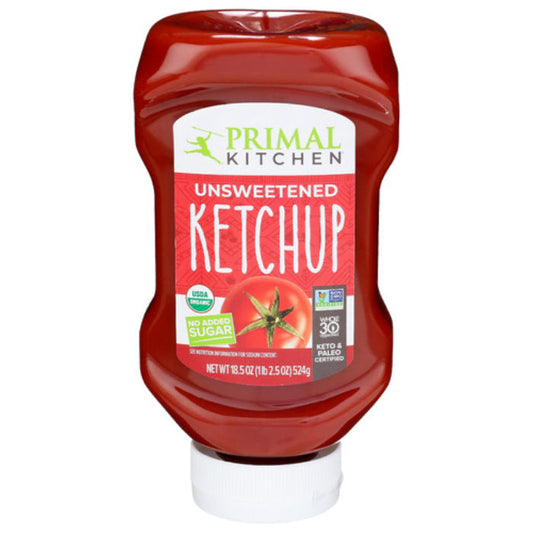 PRIMAL KITCHEN KETCHUP UNSWEET ORG SQZ 18.5 OZ - Pack of 6