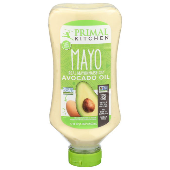 PRIMAL KITCHEN MAYO AVOCADO OIL SQZ 17 OZ - Pack of 6