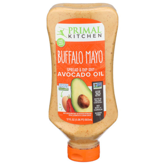 PRIMAL KITCHEN MAYO BUFF AVO OIL SQZ 17 OZ - Pack of 6