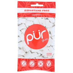 PUR: Gum Sugar-Free Cinnamon Chewing Gum, 2.72 oz
 | Pack of 12 - PlantX US