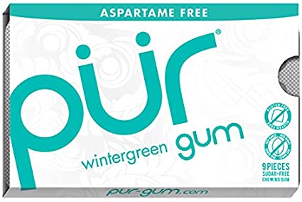 PUR Gum Wintergreen Blister 9pieces
 | Pack of 12 - PlantX US