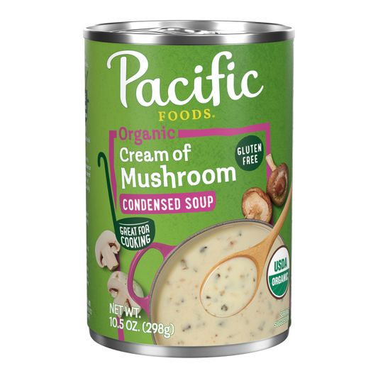 Pacific Foods - Organic Soup Cream of Mushroom, 10.5 Oz | Pack of 12