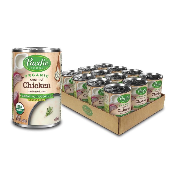 Pacific Foods - Organic Cream of Chicken Condensed Soup, 10.5 Oz | Pack Of 12