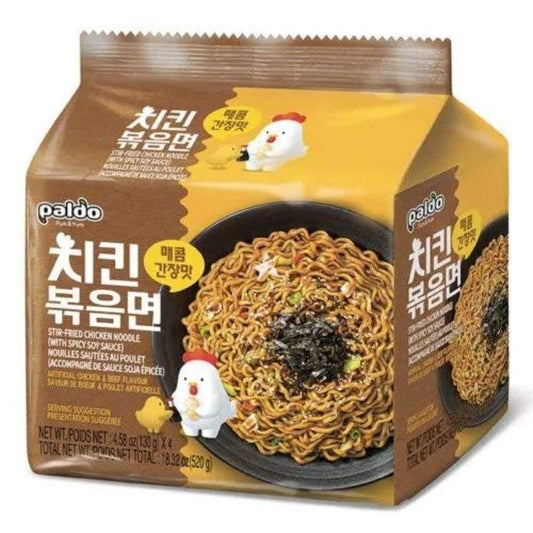 Paldo Stir Fried Chicken Noodle 22.9 Oz - Pack Of 4