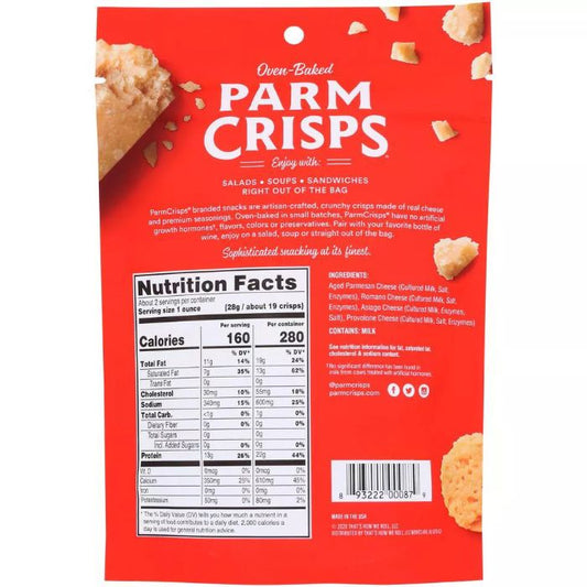 Parm Crisps Crisps Four Cheese 1.75 Oz - Pack Of 12