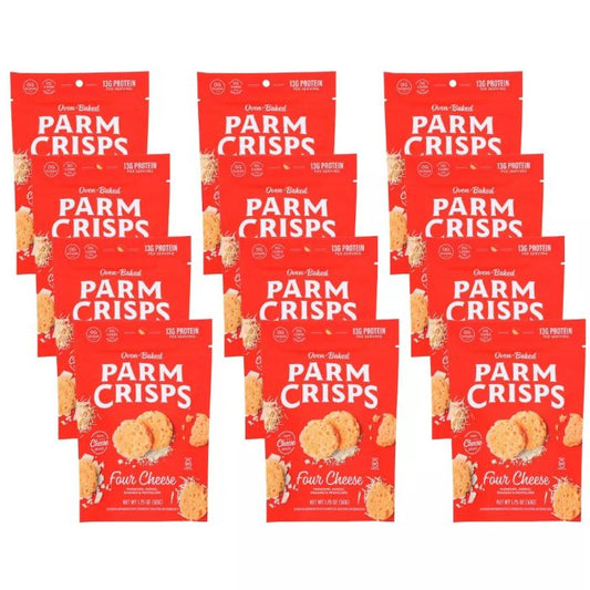 Parm Crisps Crisps Four Cheese 1.75 Oz - Pack Of 12