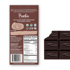 Pascha Choc Bar Drk Arbc Coffee 2.82 Oz - Pack Of 10