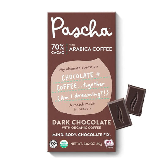 Pascha Choc Bar Drk Arbc Coffee 2.82 Oz - Pack Of 10