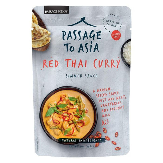 Passage Foods Sauce Smmr Curry Red Thai Gf 7 Oz - Pack Of 8