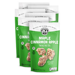 Pears Snacks Walnuts Maple Cnnmn Apple 4 Oz - Pack Of 6