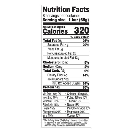 Perfect Foods Bar Chocolate Mint 2.3 Oz - Pack Of 8