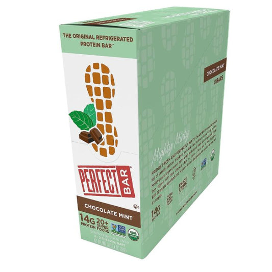 Perfect Foods Bar Chocolate Mint 2.3 Oz - Pack Of 8