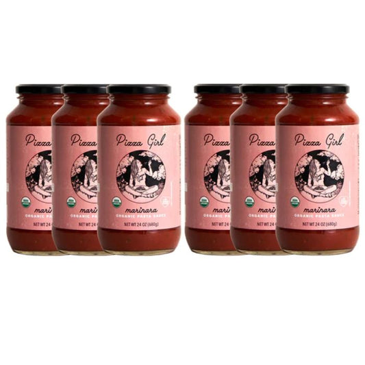 Pizza Girl Inc Sauce Pasta Marinara Org 24 Oz - Pack Of 6