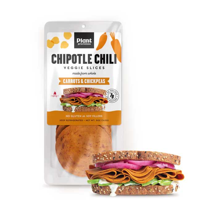 Plant Provisions - Plant-Based Deli Slices - Chipotle, 6oz