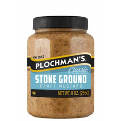 Plochmans Mustard Stone Grnd Pet 9 Oz - Pack Of 12