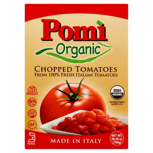 Pomi Tomatoes Chopped Org 26.46 Oz - Pack Of 12