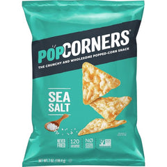 Popcorners Corn Chips Sea Salt 7 Oz - Pack Of 12