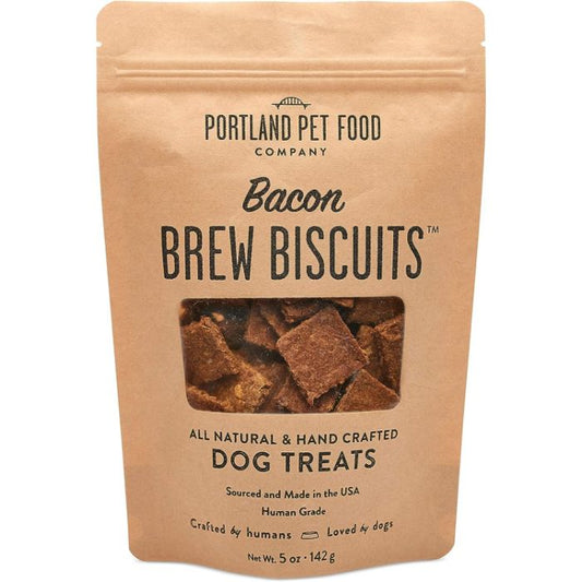 Portland Pet Food Company Biscuit Dog Bacon G 5 Oz - Pack Of 6